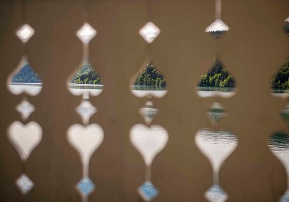 View of the lake from the balcony