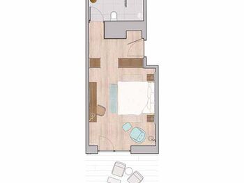 Zimmerplan des Saibling Zimmers