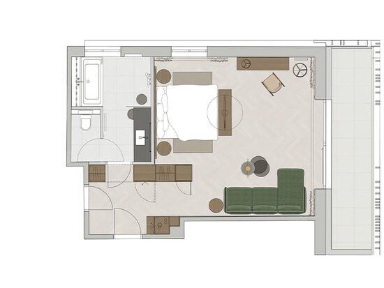 Room plan of the Königsforelle