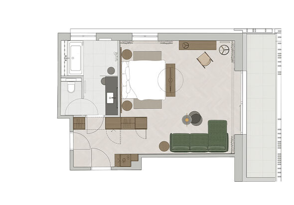 Room plan of the Königsforelle