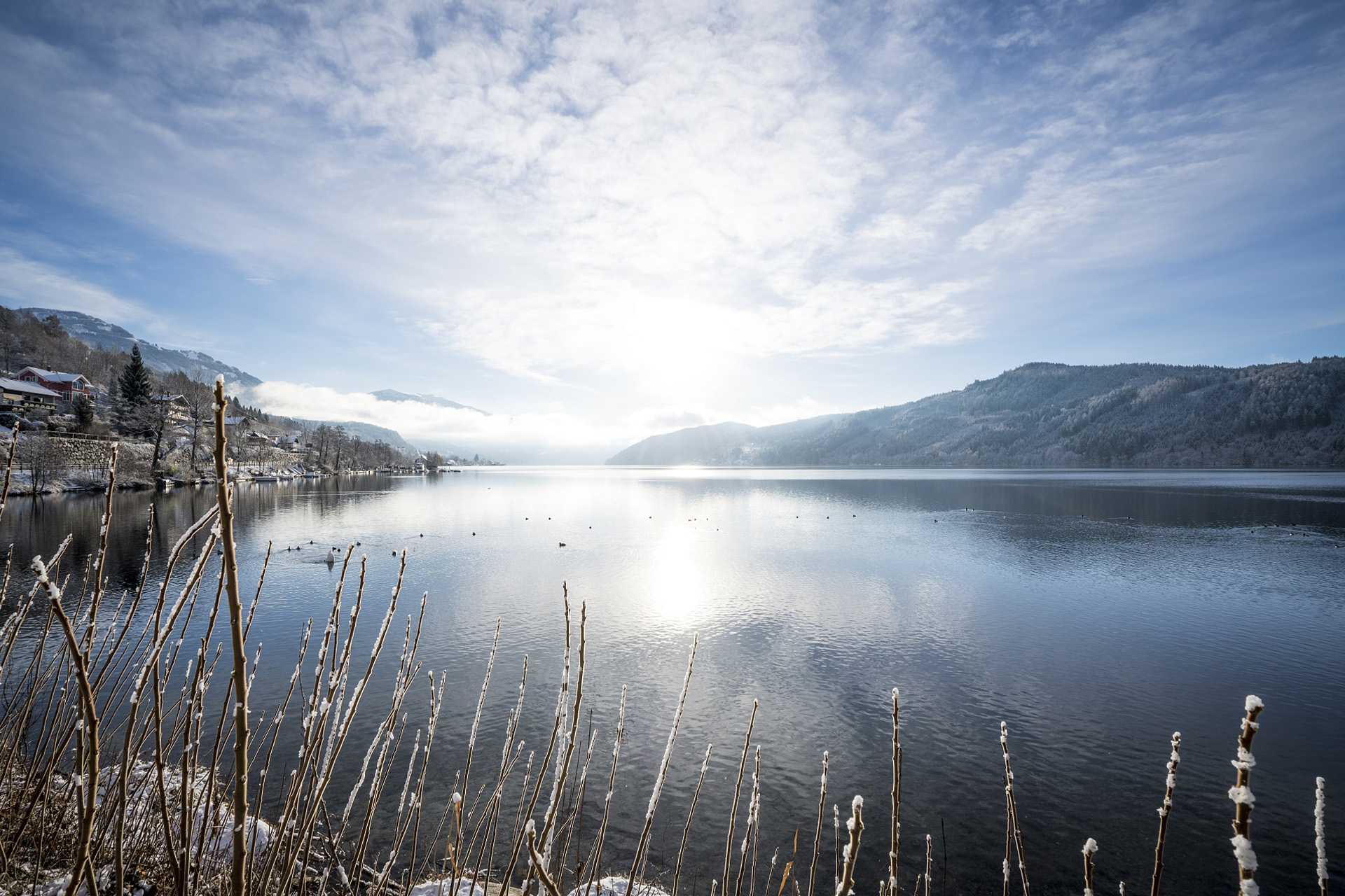Winterbild Millstätter See