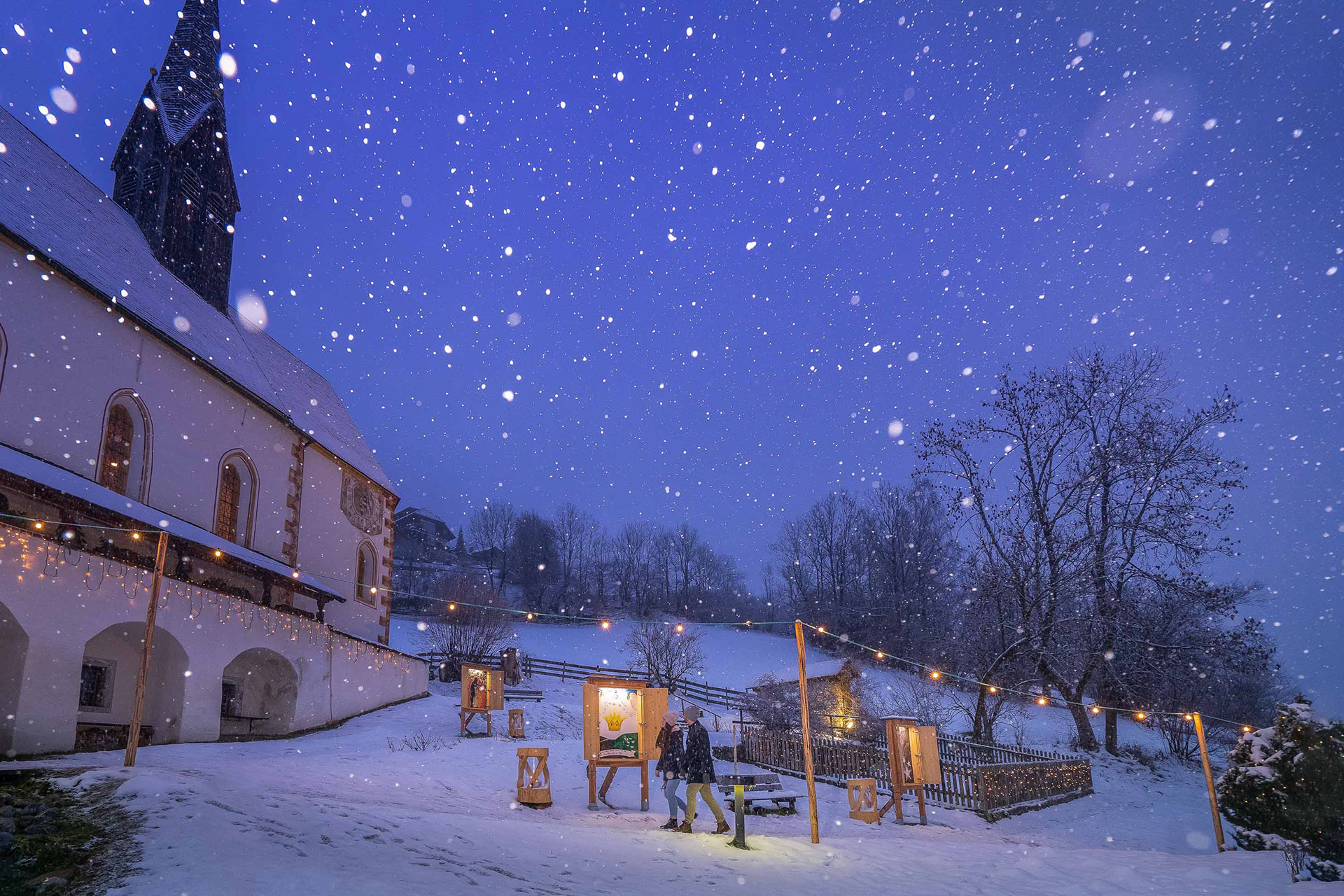 Kirchheimer Advent bei Schneefall