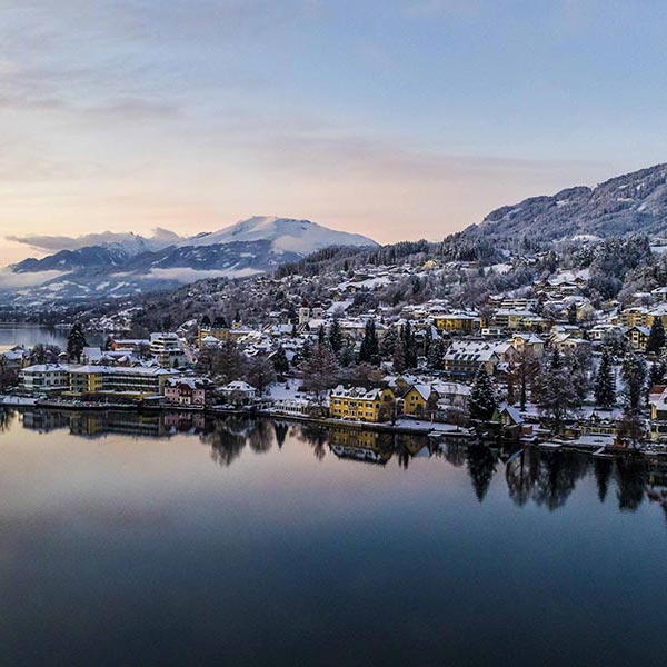 Lake Millstätter See at dawn